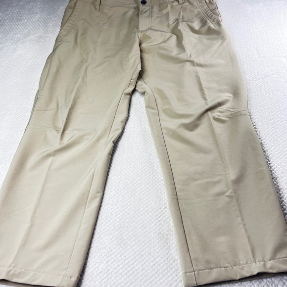 Hi-Tec Men's 36x26 Hemmed Beige Active Pants Hiking‎ Workwear Stretch Outdoor - Picture 2 of 11